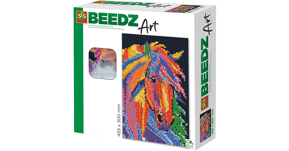 Beedz Art - Bügelperlen Pferd Fantasie, 7.000 Perlen von SES Creative