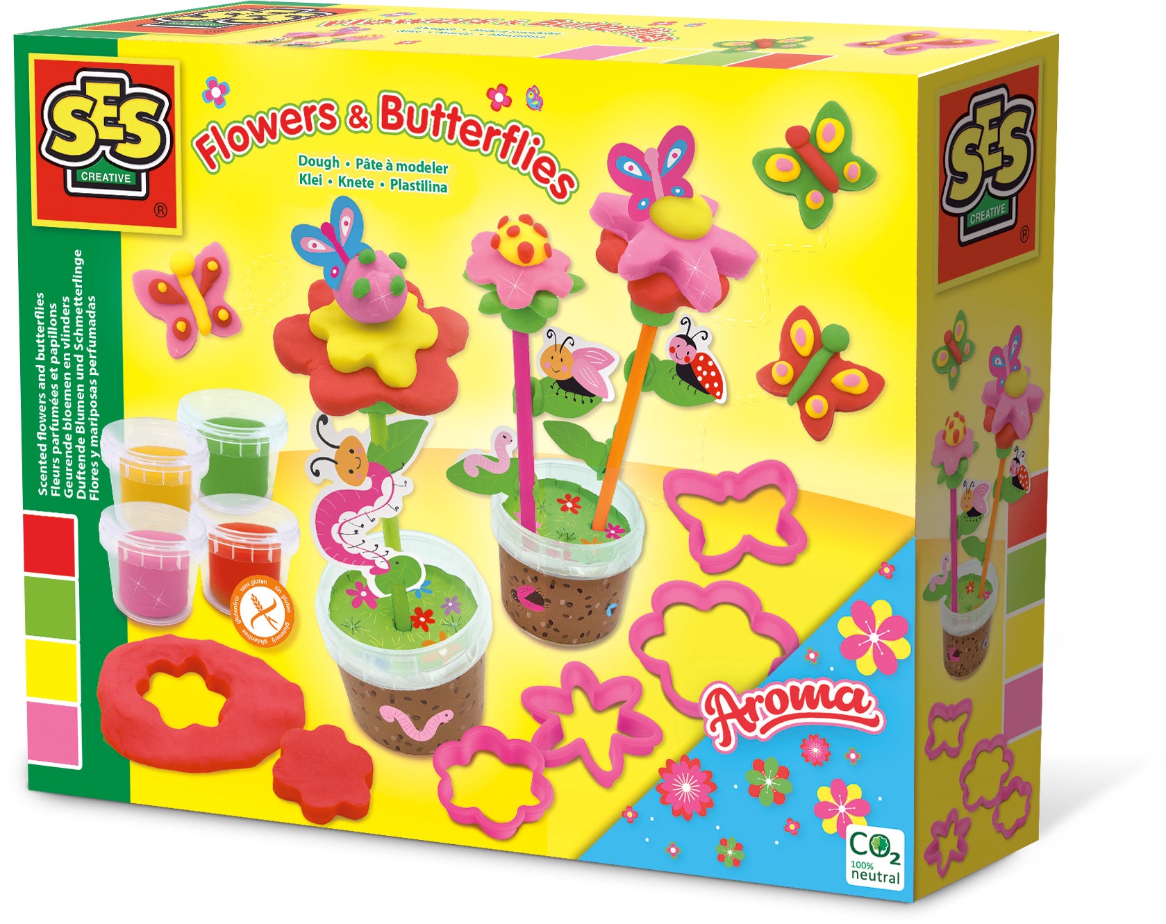 Creative Modelliermasse Blumen und Schmetterlinge Creative Modelliermasse Blumen und Schmetterlinge von SES Creative