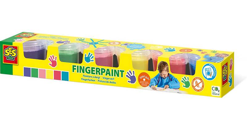 Fingerfarben 6 Farben von SES Creative