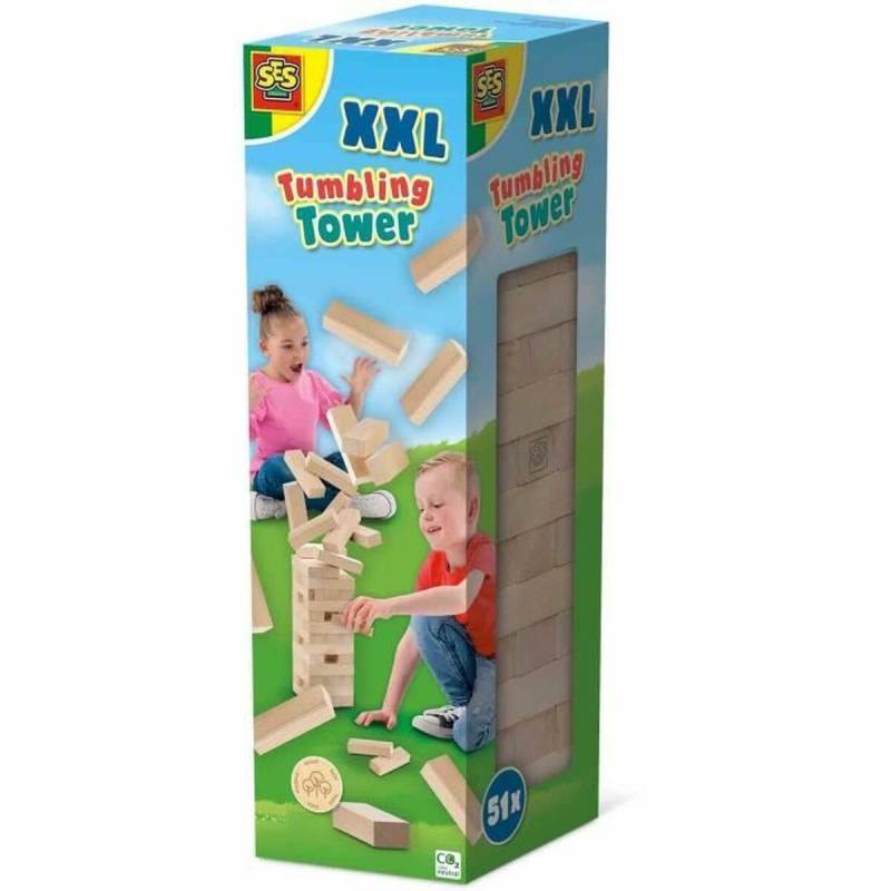 Geschicklichkeitsspiel SES Creative XXL Tumbling Tower von SES Creative
