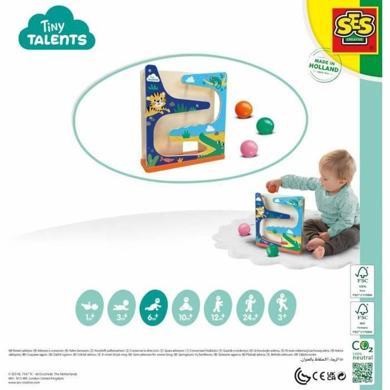Lernspiel SES Creative Wooden ball circuit von SES Creative