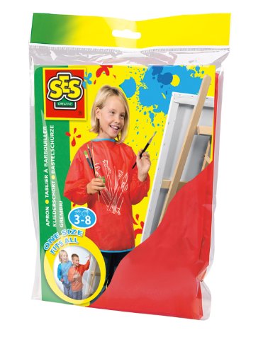 SES CREATIVE - Apron S 14803 - Bastelschürze sortiert, rot / blau von SES Creative