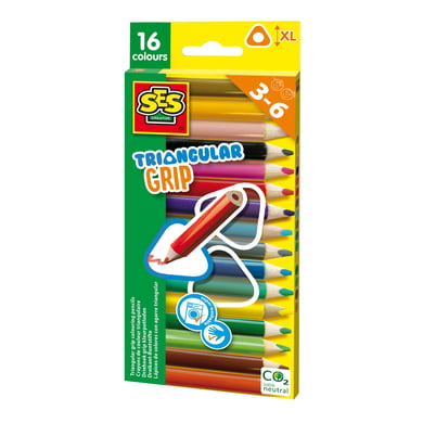 SES Creative® Dreikant-Buntstifte 16 Stück von SES Creative