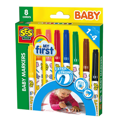 SES Creativ® My first Baby Marker, 8 Farben von SES Creativ