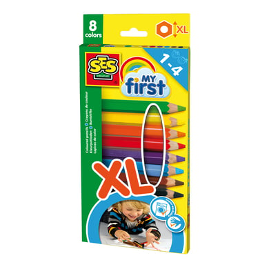 SES Creative® My first - Dicke Buntstifte XL von SES Creative