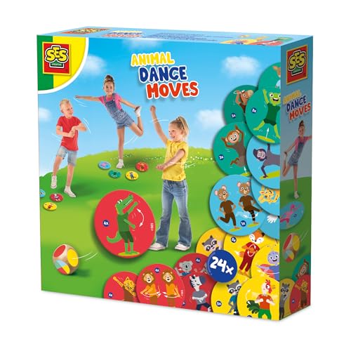 SES Creative 02343 Dance-Dance-Dance - Erstelle Deine eigenen Tanzschritte - 24 Spielkarten mit Tanzschritten - 2 Würfel - Aktives Spiel für Kinder - Für Kinder ab 3 Jahren SES Creative 02343 Dance-Dance-Dance - Erstelle Deine eigenen Tanzschritte - 24 Spielkarten mit Tanzschritten - 2 Würfel - Aktives Spiel für Kinder - Für Kinder ab 3 Jahren von SES Creative