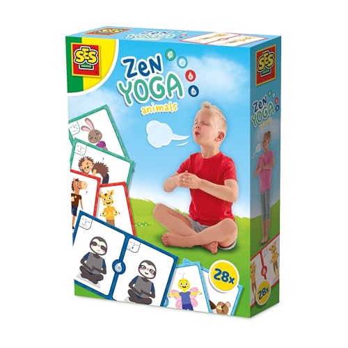SES Creative 02407 - Zen-Yoga-Karten - Atemübungen - Achtsamkeit für Kinder - 28 Beispielkarten -Spiel mit verschiedenen Übungen - Für Kinder ab 3 Jahren SES Creative 02407 - Zen-Yoga-Karten - Atemübungen - Achtsamkeit für Kinder - 28 Beispielkarten -Spiel mit verschiedenen Übungen - Für Kinder ab 3 Jahren von SES Creative