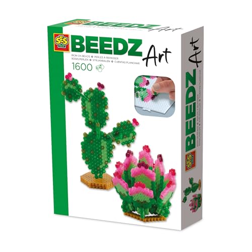SES Creative 06027 Beedz Mini Zimmerpflanzen - Gestalte 3D-Zimmerpflanzen mit Bügelperlen - Mosaik Bastelset für Erwachsene SES Creative 06027 Beedz Mini Zimmerpflanzen - Gestalte 3D-Zimmerpflanzen mit Bügelperlen - Mosaik Bastelset für Erwachsene von SES Creative