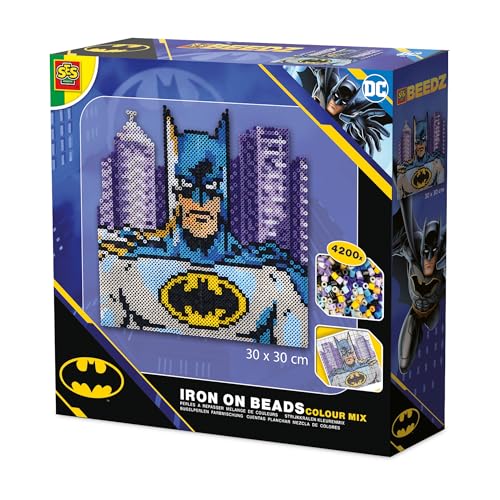 SES Creative 09362 Beedz Art - DC Batman - Batman-Bild mit Bügelperlen gestalten - Musterposter inklusive - 4200 Perlen und - Mosaik Bastelset für Erwachsene SES Creative 09362 Beedz Art - DC Batman - Batman-Bild mit Bügelperlen gestalten - Musterposter inklusive - 4200 Perlen und - Mosaik Bastelset für Erwachsene von SES Creative
