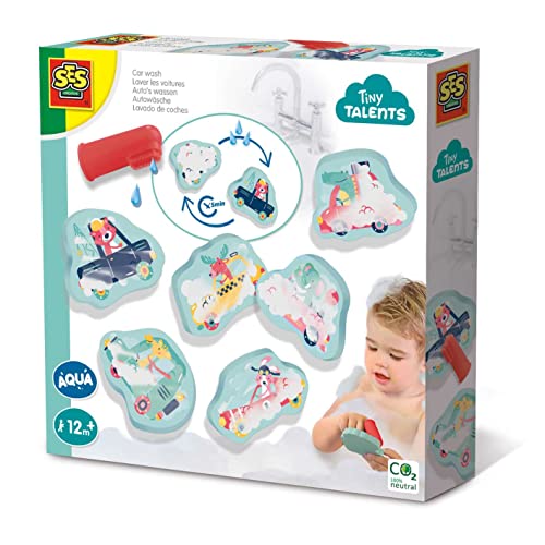 SES Creative 13099 Autowäsche - Spielspaß in der Badewanne mit Schaumstoffautos, Für Kinder ab 12 Monaten SES Creative 13099 Autowäsche - Spielspaß in der Badewanne mit Schaumstoffautos, Für Kinder ab 12 Monaten von SES Creative
