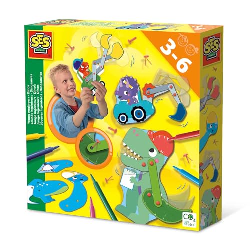 SES Creative 14045 Junge Ingenieure-Dinos, Diverse Farben SES Creative 14045 Junge Ingenieure-Dinos, Diverse Farben von SES Creative