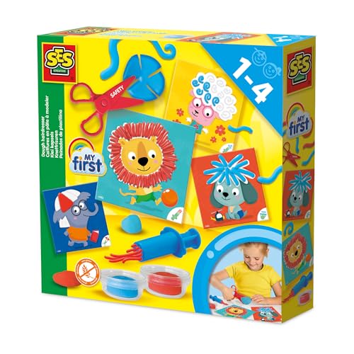 SES Creative 14407 My First Knete Frisuren auf Karten - Gestalte die schönsten Frisuren auf diesen lustigen Tierkarten - Mit Werkzeugen für Knet-Haare - Für Kinder Ab 1 Jahr SES Creative 14407 My First Knete Frisuren auf Karten - Gestalte die schönsten Frisuren auf diesen lustigen Tierkarten - Mit Werkzeugen für Knet-Haare - Für Kinder Ab 1 Jahr von SES Creative