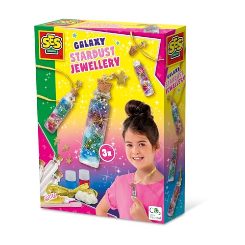 SES Creative 14772 Galaxy-Sternenstaub-Schmuck, Magischer Schmuck-Bastelset von SES Creative