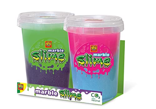 SES Creative 15025 - Marmor-Schleim Duo-Pack: 400g Spaß in Blau und Rosa SES Creative 15025 - Marmor-Schleim Duo-Pack: 400g Spaß in Blau und Rosa von SES Creative