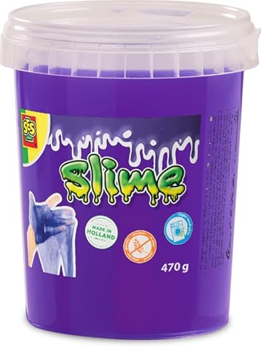 SES Creative 15034 Lila Schleim im Becher 470g - Leuchtender Schleim - Spielzeug - Spielen mit Schleim - Für Kinder Ab 3 Jahren SES Creative 15034 Lila Schleim im Becher 470g - Leuchtender Schleim - Spielzeug - Spielen mit Schleim - Für Kinder Ab 3 Jahren von SES Creative