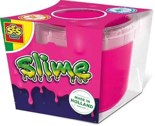 SES Creative 15042 Neon Rosa Schleim im Becher 140g - Leuchtender Neon-Schleim - Spielzeug - Spielen mit Schleim - Für Kinder Ab 3 Jahren SES Creative 15042 Neon Rosa Schleim im Becher 140g - Leuchtender Neon-Schleim - Spielzeug - Spielen mit Schleim - Für Kinder Ab 3 Jahren von SES Creative