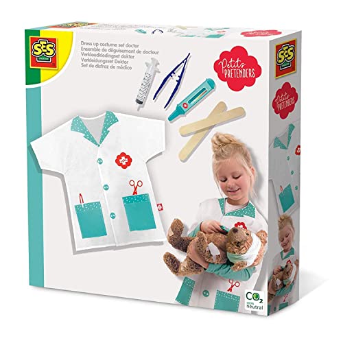 SES Creative 18001 Verkleidungsset Doktor, Schwarz, Einheitsgröße SES Creative 18001 Verkleidungsset Doktor, Schwarz, Einheitsgröße von SES Creative