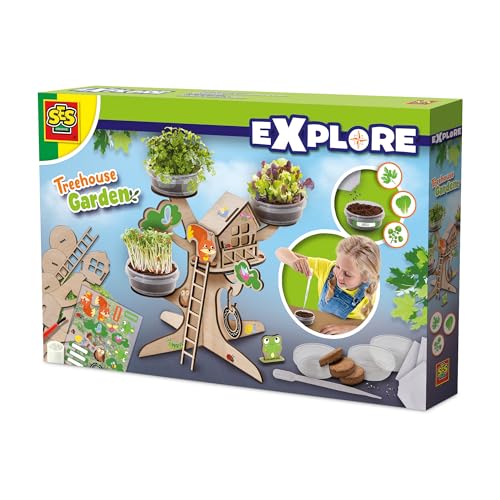 SES Creative 25202 - Baumhaus-Anzuchtset aus Holz - Kräuter Anpflanzen - Mit Spielfiguren und 3D-Baum aus Holz - Spielen und Lernen - Für Kinder ab 5 Jahren SES Creative 25202 - Baumhaus-Anzuchtset aus Holz - Kräuter Anpflanzen - Mit Spielfiguren und 3D-Baum aus Holz - Spielen und Lernen - Für Kinder ab 5 Jahren von SES Creative