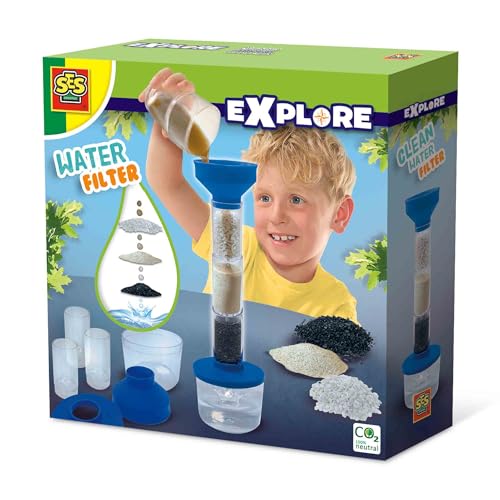 SES Creative 25206 Explorer Wasserfilter, Experimentierset für Kinder, ab 8 Jahren von SES Creative