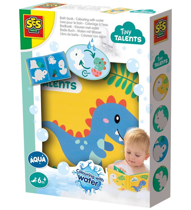 SES Creative Badebuch - Farbe mit Wasser - Dino - SES Creative - One Size - Badebuch SES Creative Badebuch - Farbe mit Wasser - Dino - SES Creative - One Size - Badebuch von SES Creative