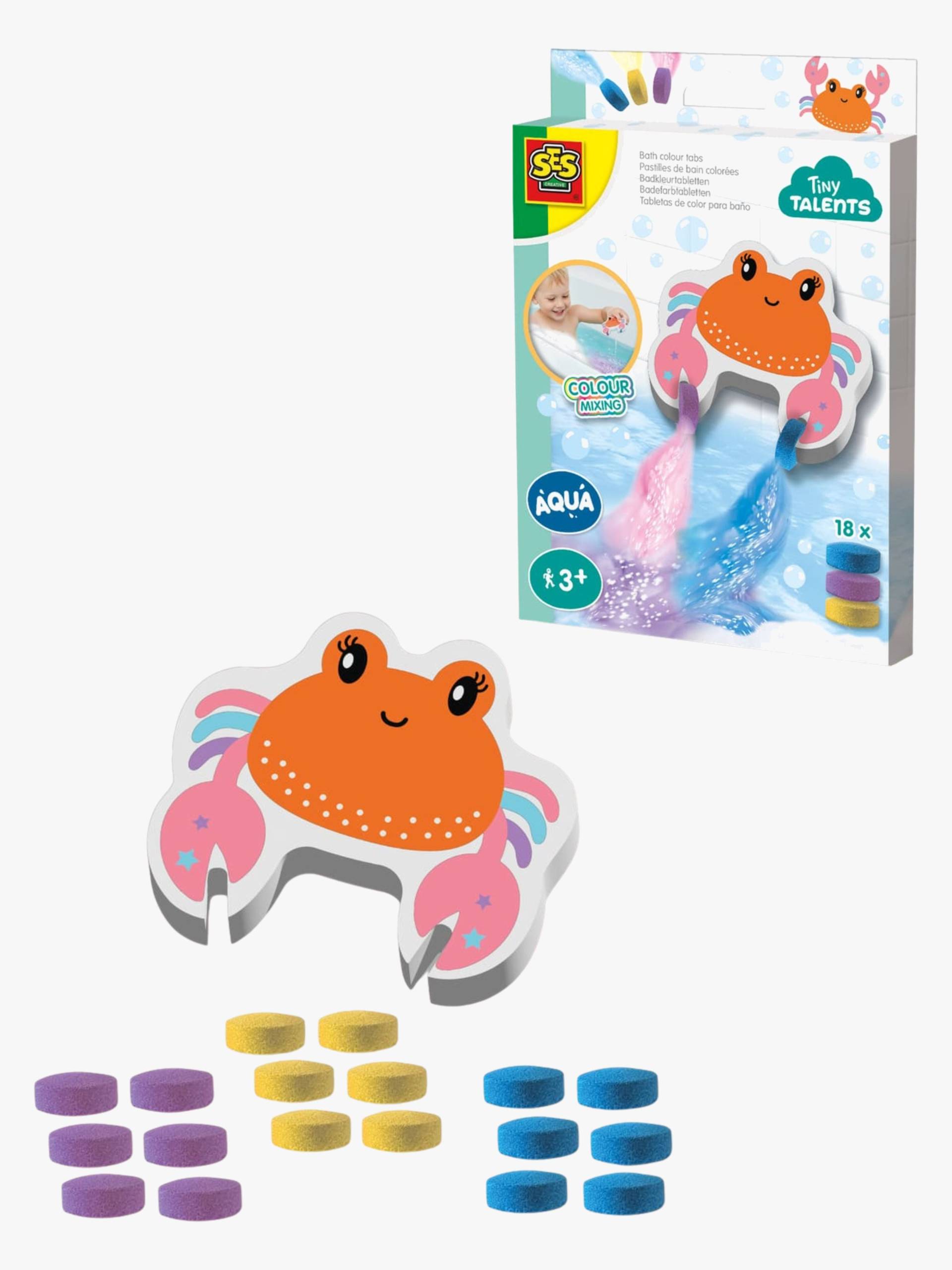 SES Creative Badespielzeug Krabbe mit Badefarben von SES Creative