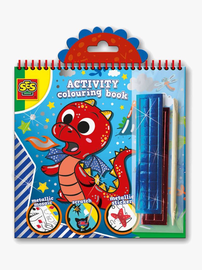 SES Creative Bastelbuch Metallic Drache von SES Creative