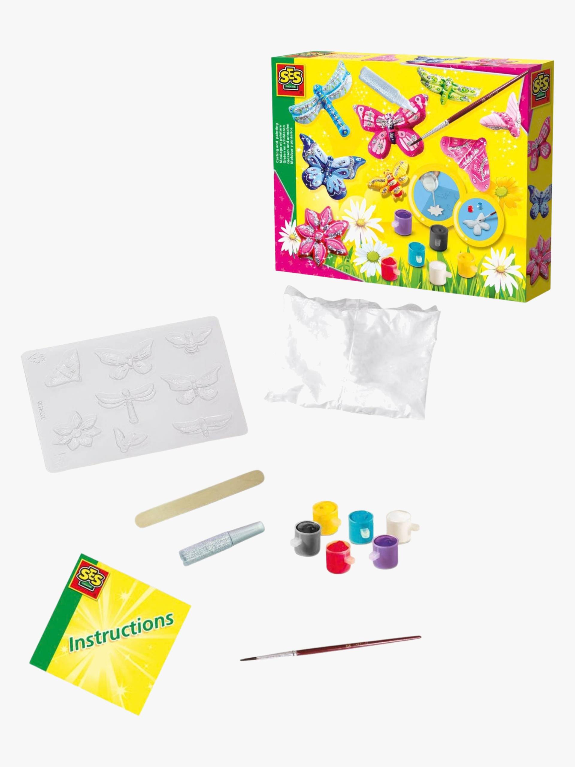 SES Creative Bastelset Gipsfiguren Schmetterlinge von SES Creative