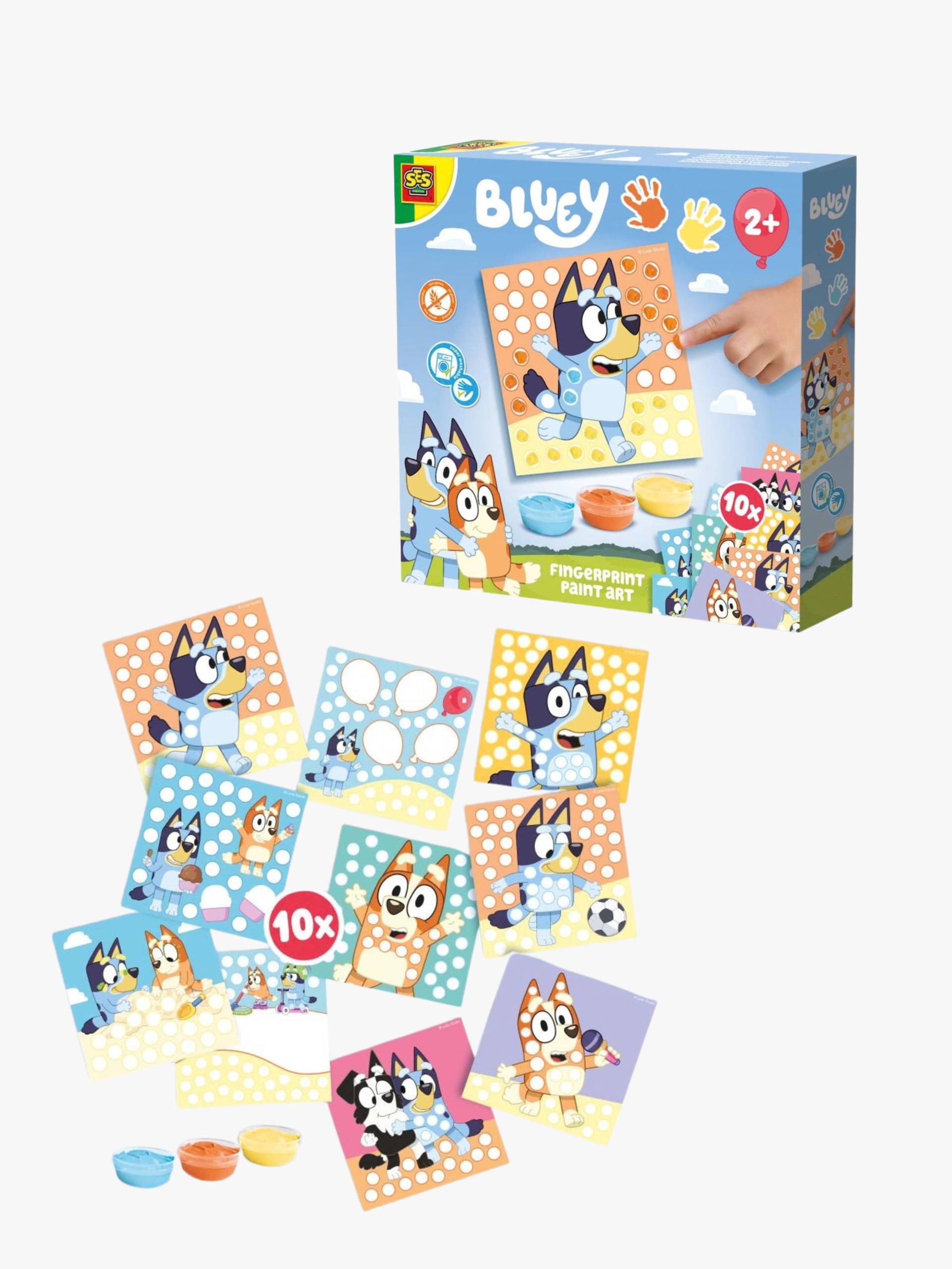 SES Creative Bluey Bastelset Fingerfarbe von SES Creative