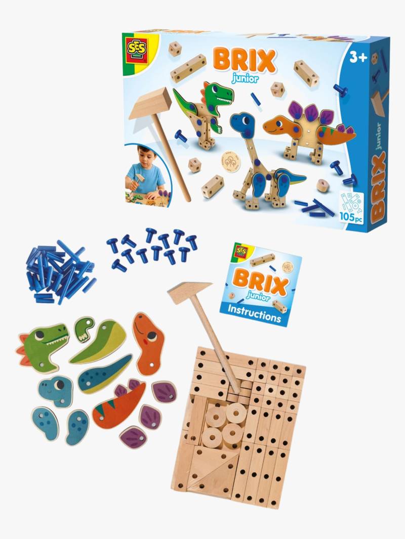 SES Creative Brix Junior Schreinerei-Set Dinosaurier von SES Creative