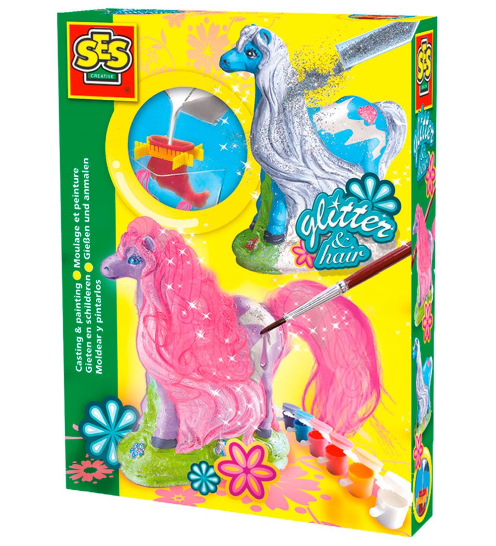 SES Creative Cast and Malset - Pferd m. Mähne - SES Creative - One Size - Kreatives Spielset SES Creative Cast and Malset - Pferd m. Mähne - SES Creative - One Size - Kreatives Spielset von SES Creative