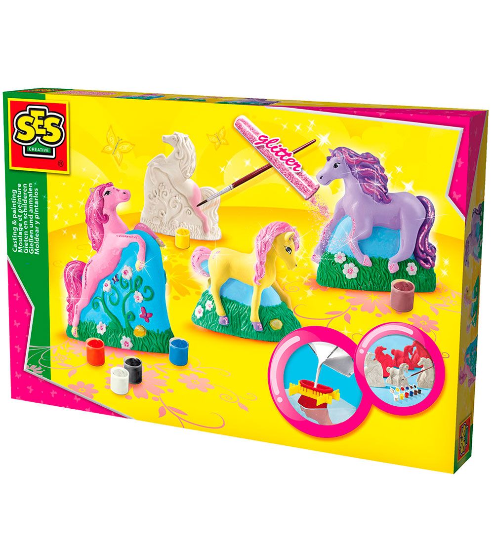 SES Creative Cast and Malset - Pferde - SES Creative - One Size - Kreatives Spielset SES Creative Cast and Malset - Pferde - SES Creative - One Size - Kreatives Spielset von SES Creative