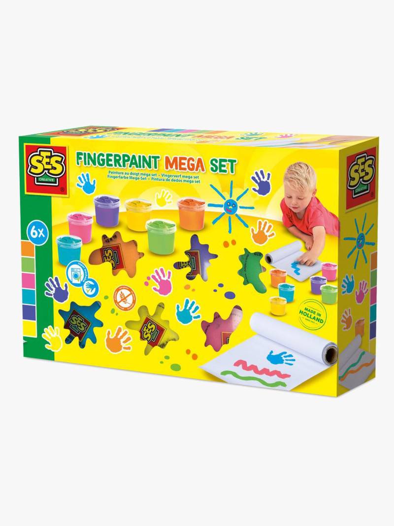 SES Creative Fingerfarbe Mega 6er-Pack von SES Creative