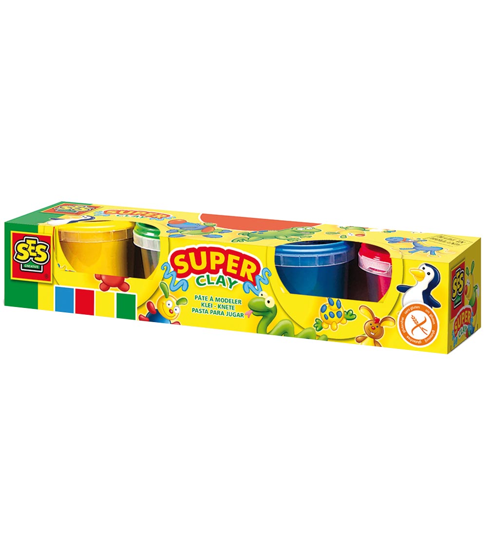 SES Creative Knete - 4 x 90 g - SES Creative - One Size - Knete SES Creative Knete - 4 x 90 g - SES Creative - One Size - Knete von SES Creative