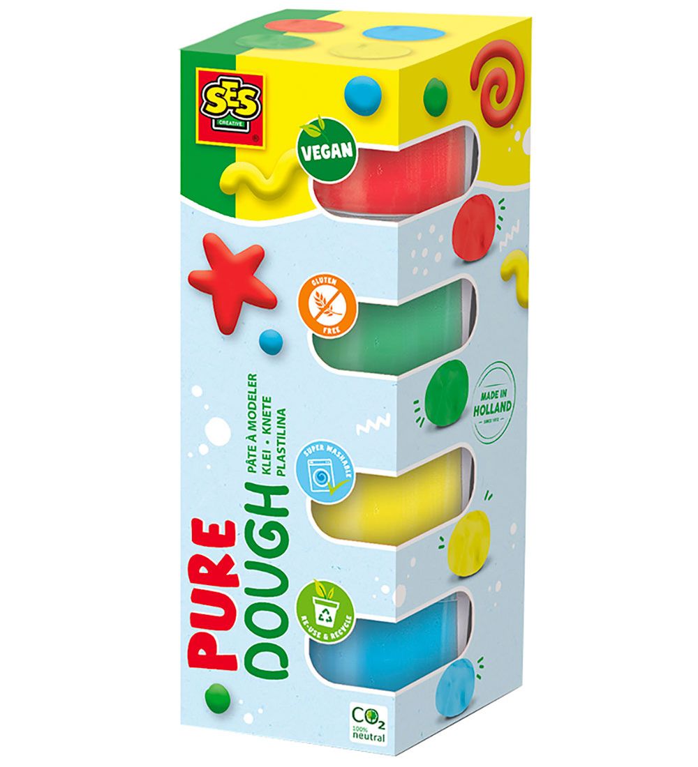 SES Creative Knete - 4x90 g - Pur - SES Creative - One Size - Knete SES Creative Knete - 4x90 g - Pur - SES Creative - One Size - Knete von SES Creative