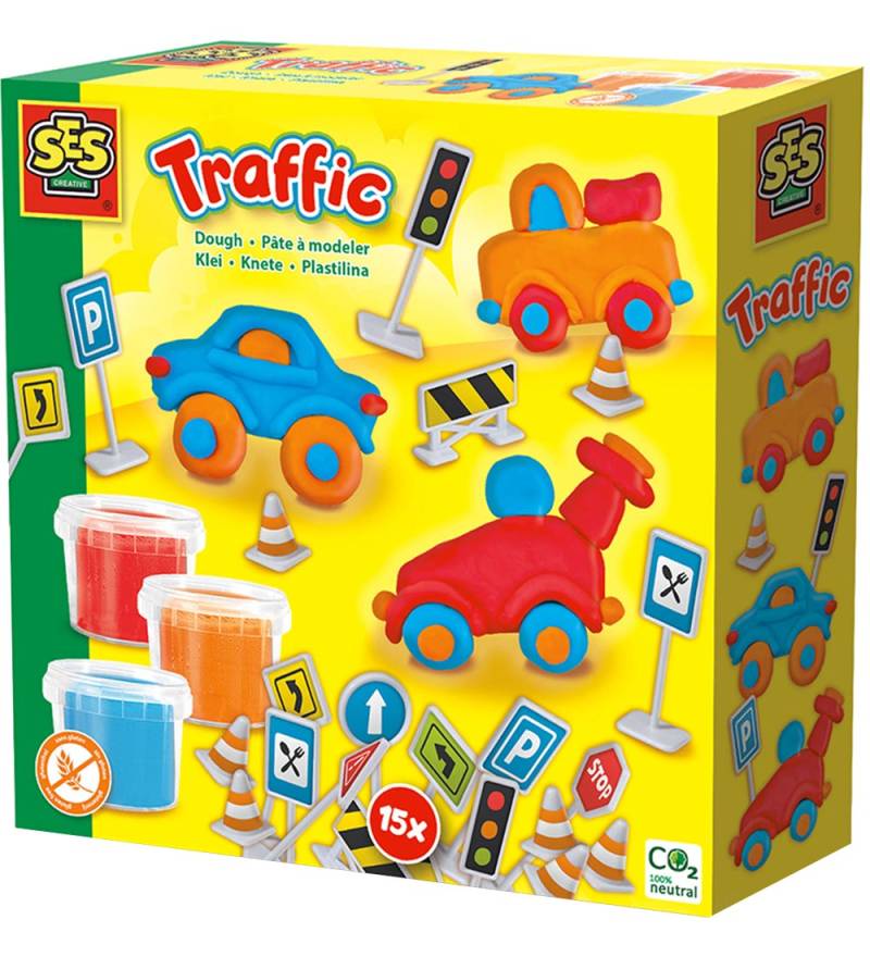 SES Creative Knete - Autos m. Verkehrszeichen - SES Creative - One Size - Knete SES Creative Knete - Autos m. Verkehrszeichen - SES Creative - One Size - Knete von SES Creative