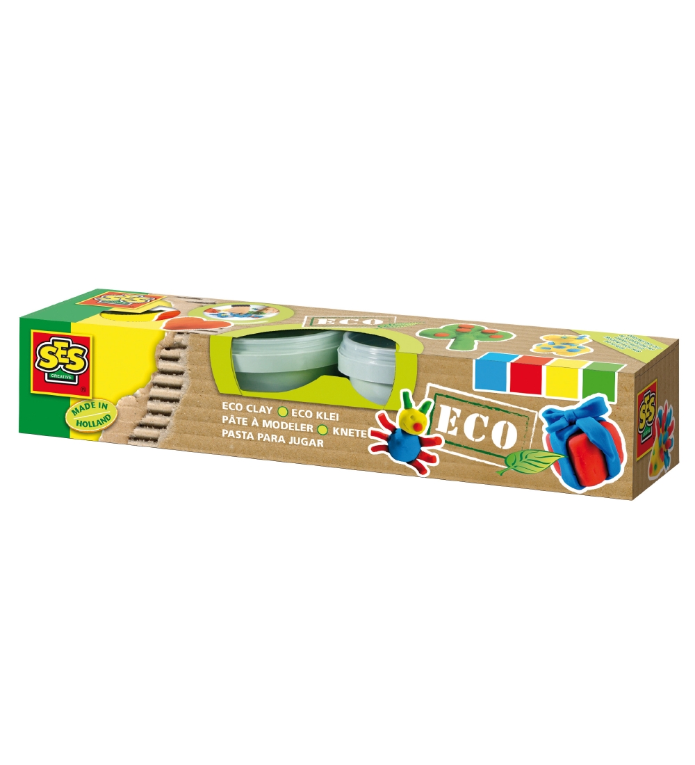SES Creative Knete - ECO - 4x90 g - 4 Farben - SES Creative - One Size - Knete SES Creative Knete - ECO - 4x90 g - 4 Farben - SES Creative - One Size - Knete von SES Creative