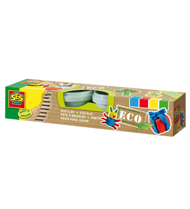 SES Creative Knete - ECO - 4x90 g - 4 Farben - SES Creative - One Size - Knete SES Creative Knete - ECO - 4x90 g - 4 Farben - SES Creative - One Size - Knete von SES Creative