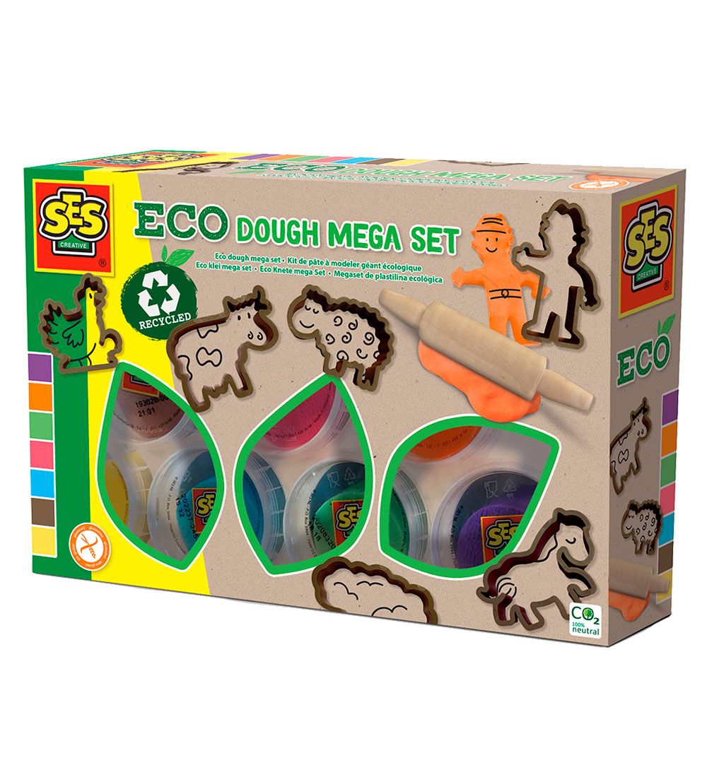 SES Creative Knete - ECO - 7x90 g - Megaset - SES Creative - One Size - Knete SES Creative Knete - ECO - 7x90 g - Megaset - SES Creative - One Size - Knete von SES Creative