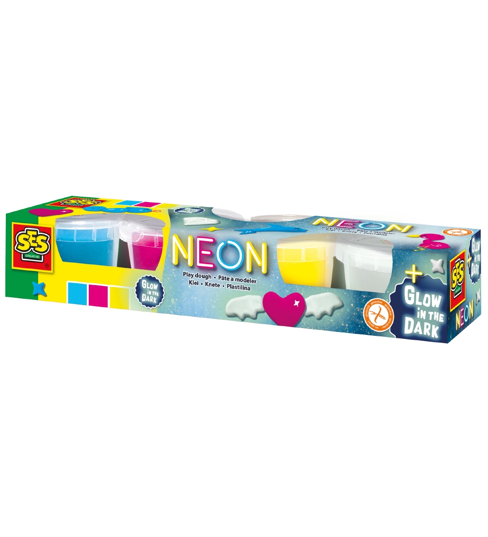 SES Creative Knete Wax - 4x90g - Fluoreszierend Neon - SES Creative - One Size - Knete SES Creative Knete Wax - 4x90g - Fluoreszierend Neon - SES Creative - One Size - Knete von SES Creative