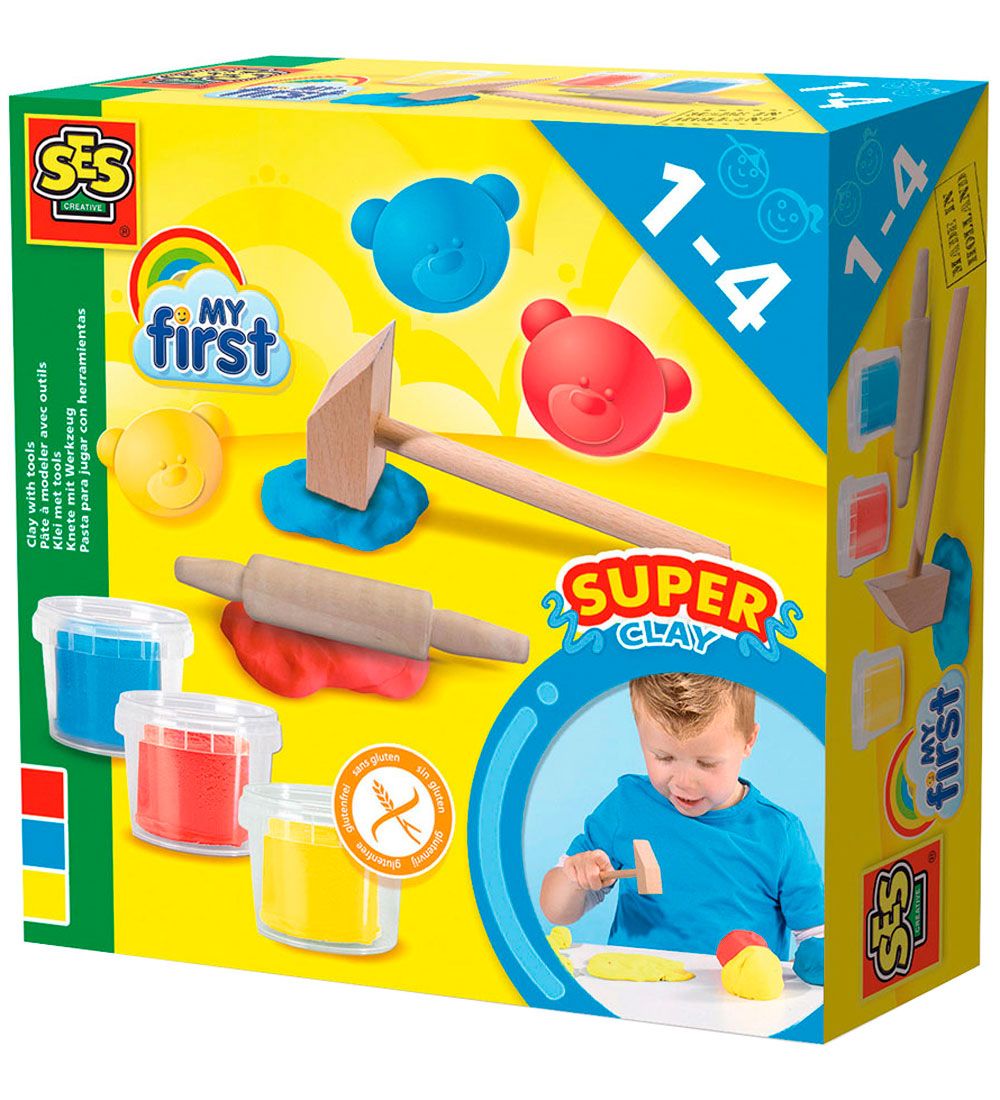 SES Creative Knete m. Werkzeuge - Mein erstes - SES Creative - One Size - Knete SES Creative Knete m. Werkzeuge - Mein erstes - SES Creative - One Size - Knete von SES Creative