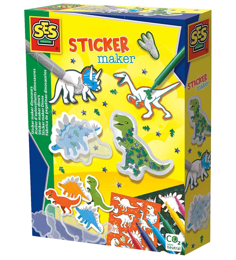SES Creative Låg Yours Sticker-Sets - Dinosaurier - SES Creative - One Size - Sticker SES Creative Låg Yours Sticker-Sets - Dinosaurier - SES Creative - One Size - Sticker von SES Creative