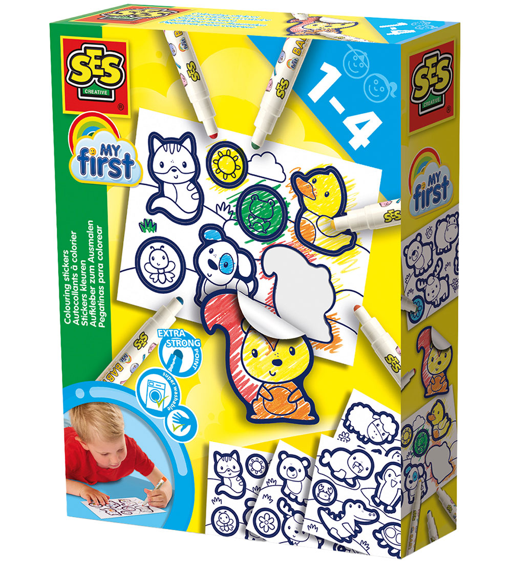 SES Creative - Mein erstes - Malbuch Stickers - SES Creative - One Size - Kreatives Spielset SES Creative - Mein erstes - Malbuch Stickers - SES Creative - One Size - Kreatives Spielset von SES Creative
