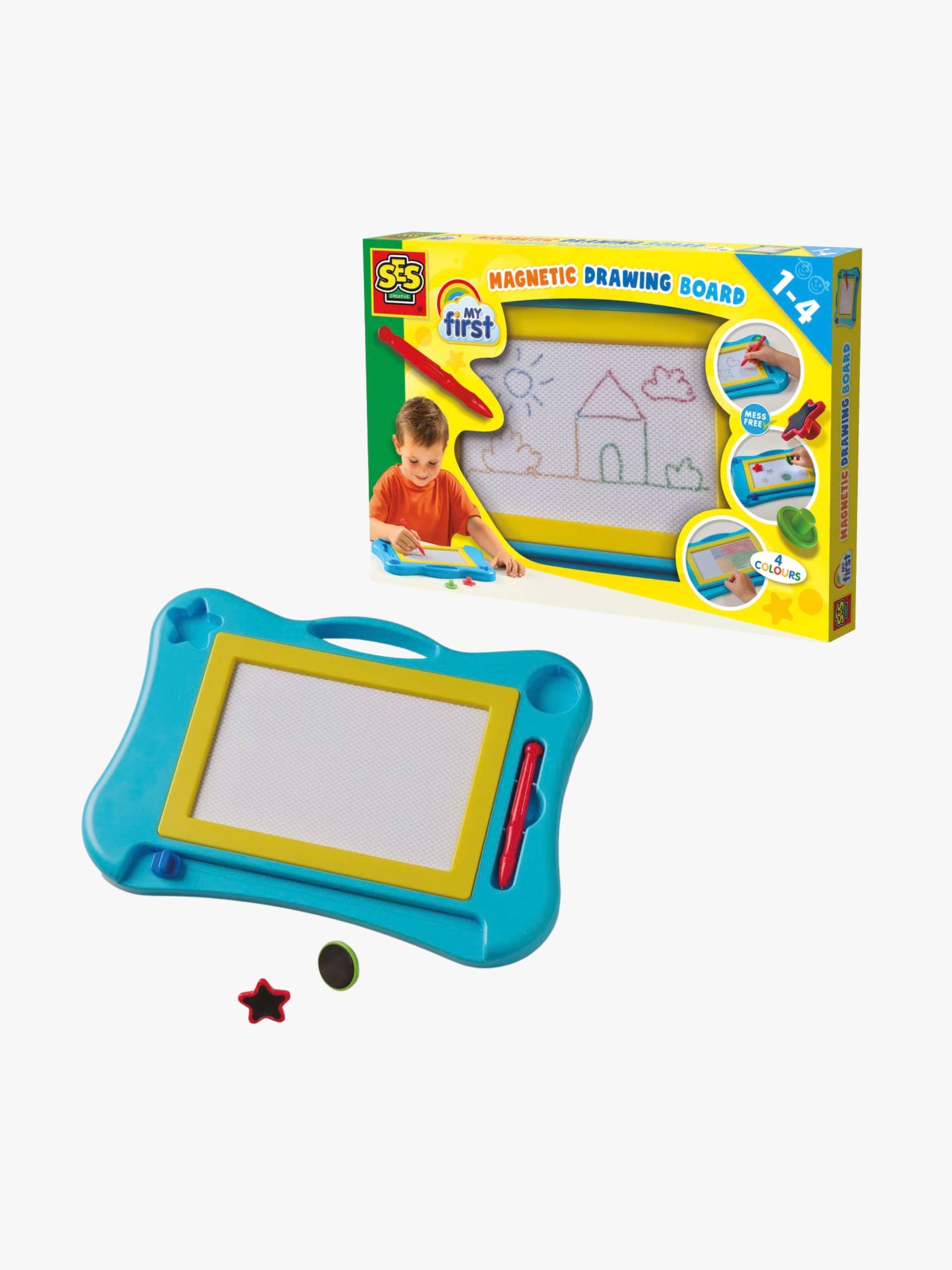 SES Creative Meine Erste Magnetische Zeichentafel mit Farben von SES Creative