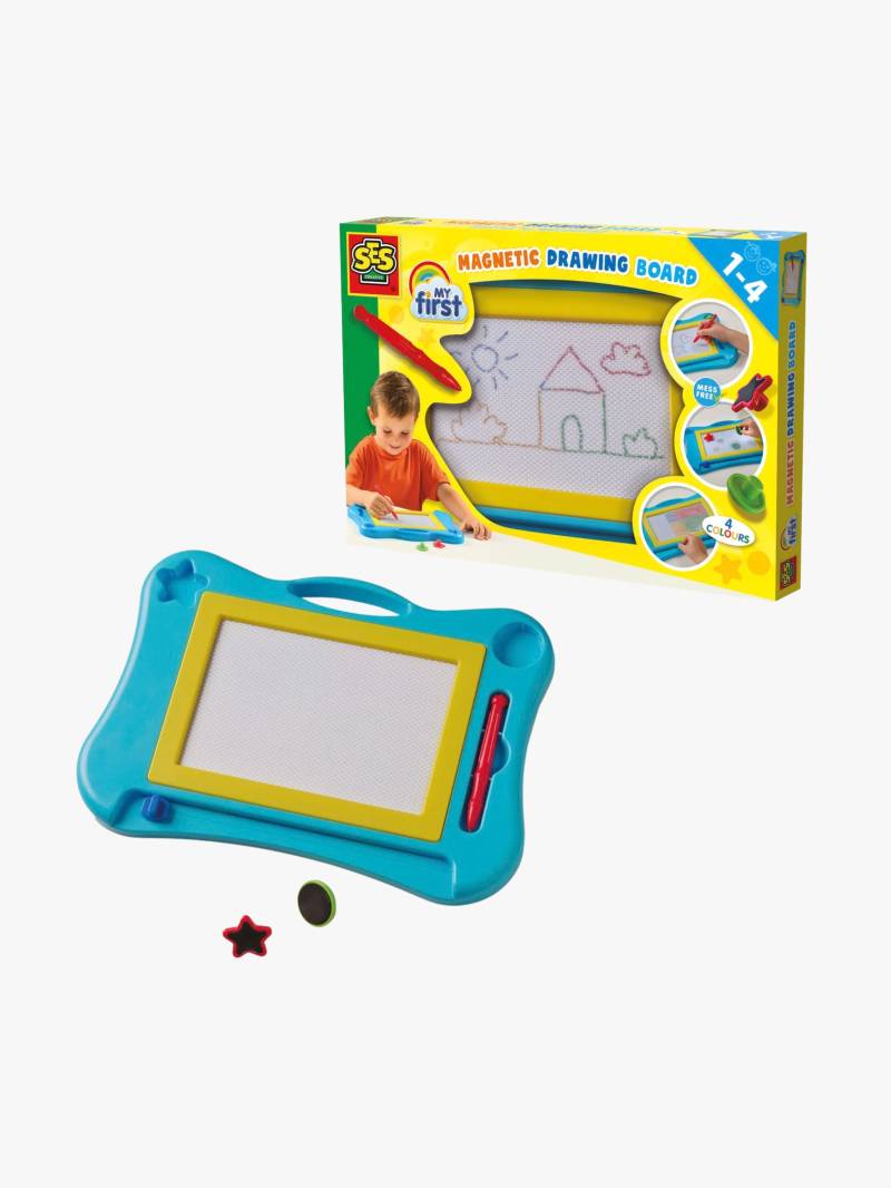 SES Creative Meine Erste Magnetische Zeichentafel mit Farben von SES Creative