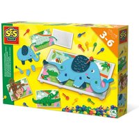 SES Creative - Mosaik-Stecktafel Tierpuzzle SES Creative - Mosaik-Stecktafel Tierpuzzle von SES Creative
