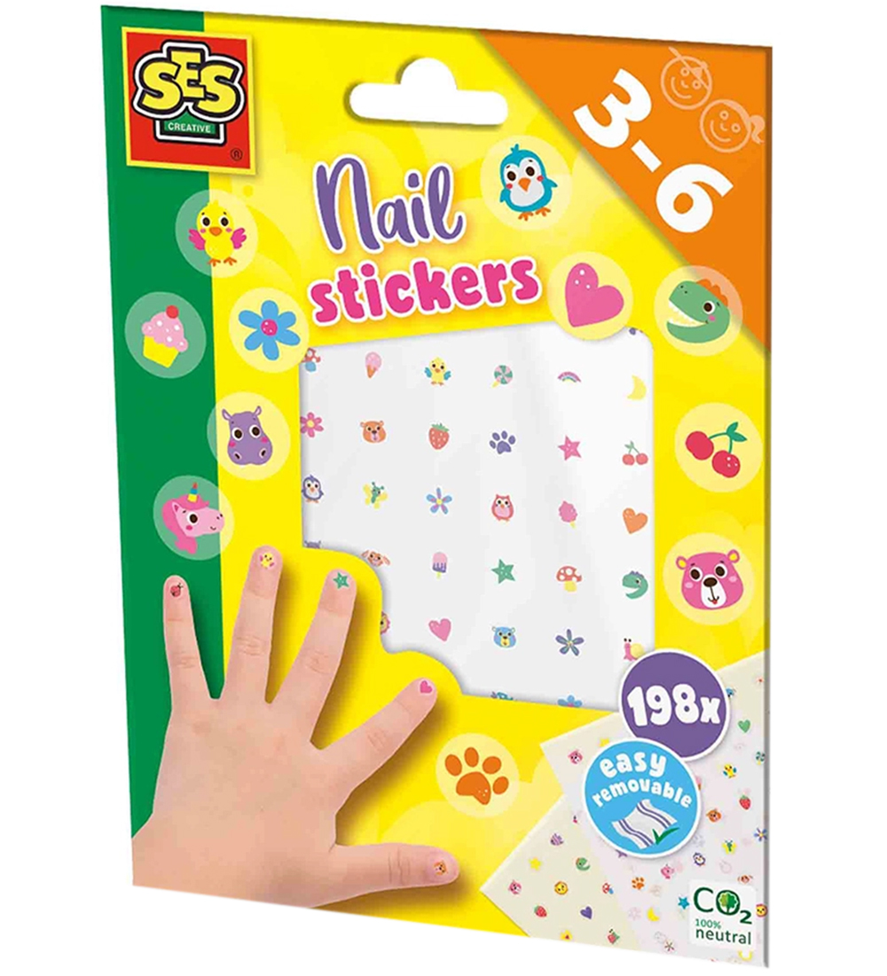 SES Creative - Nägel Stickers - 198 st. - SES Creative - One Size - Sticker SES Creative - Nägel Stickers - 198 st. - SES Creative - One Size - Sticker von SES Creative