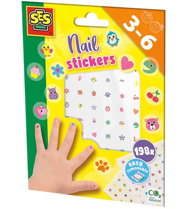 SES Creative - Nägel Stickers - 198 st. - SES Creative - One Size - Sticker SES Creative - Nägel Stickers - 198 st. - SES Creative - One Size - Sticker von SES Creative