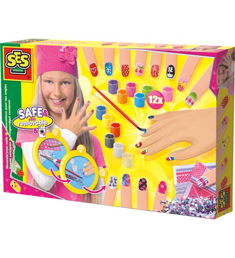 SES Creative Nagelset - Dekorieren Sie Ihre Nägel - SES Creative - One Size - Kreatives Spielset SES Creative Nagelset - Dekorieren Sie Ihre Nägel - SES Creative - One Size - Kreatives Spielset von SES Creative