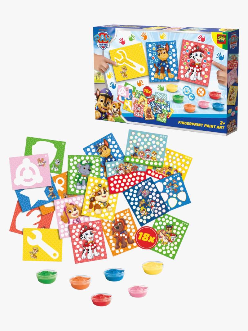SES Creative Paw Patrol Bastelset Fingerfarbe von SES Creative