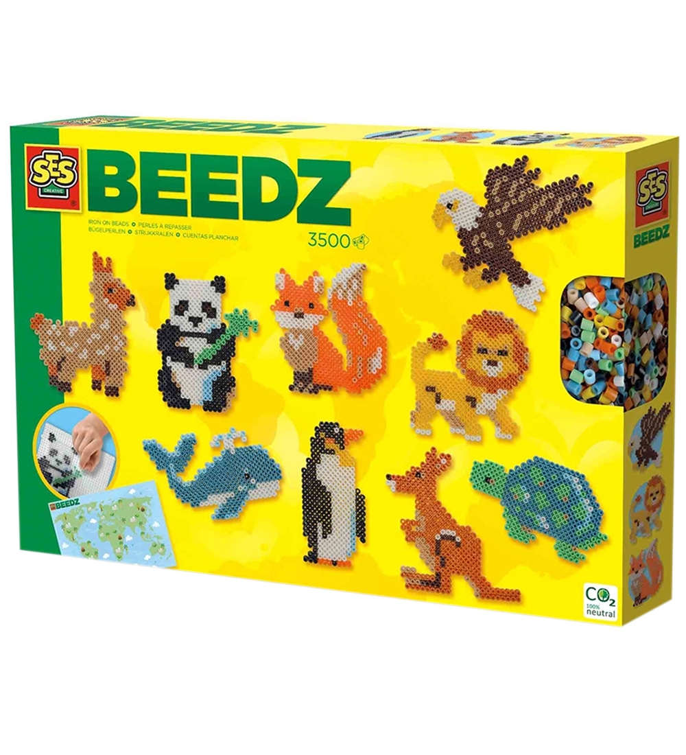 SES Creative Perlen - Bügelperlen - 3500 st. - Tiere der Welt - SES Creative - One Size - Perlen SES Creative Perlen - Bügelperlen - 3500 st. - Tiere der Welt - SES Creative - One Size - Perlen von SES Creative